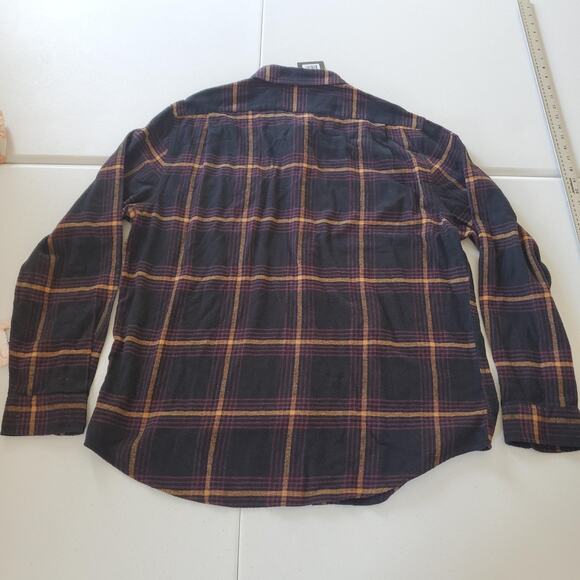 The Normal Brand Shirt Mens X-Large Black Plaid Stephen Long Sleeve Button Up - Picture 2 of 7